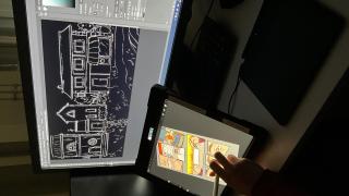 Digital working.